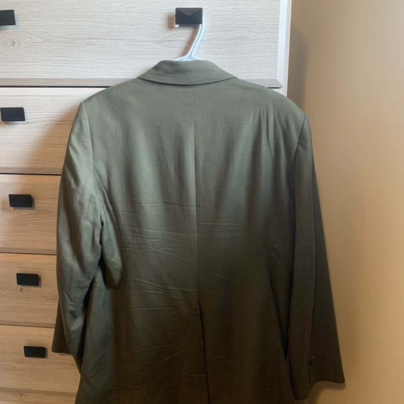 H&M Dark Green Women's Blazer - Picture 3 of 4